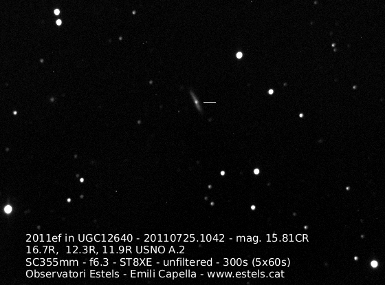 SN 2011ef a UGC12640